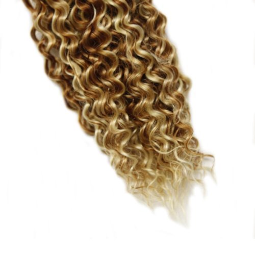 P30613 Highlight 613 Blonde Bundles Human Hair Brown Kinky Curly 3 Bundles 24 26 28 inch Brazilian Unprocessed Virgin Remy Hair Extensions