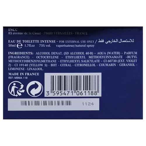 Mercedes-Benz Man Intense - Eau de Toilette - Long Lasting Amber & Patchouli Cologne - 0.84 oz Spray
