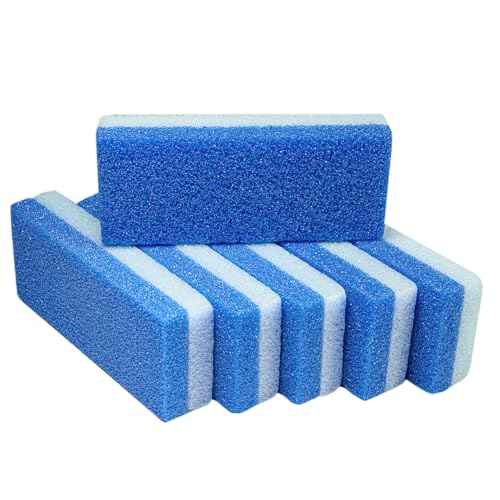 Pumice Stones, Pack of 6 Professional Grade Pumice Stone for Feet, Salon Quality Foot Callus Remover, Double Sided Foot Scraper, Home Manicure and Pedicure Tools