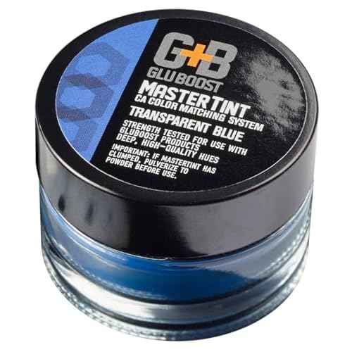 GluBoost MasterTint Jars ? Long-Lasting Color Additives for Perfect Color Matching ? Works with MasterGlu & Fill n¡¯ Finish Pro ? No Solvent Needed - Blue