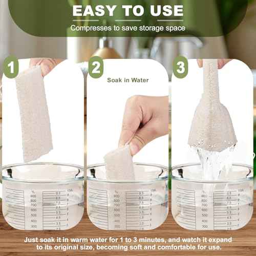 7 Pack Natural Loofah Body Scrubber Sponge, 5 Inches Organic Luffa for Exfoliating & Smooth Skin Cleansing, Ideal for Men & Women, Spa & Shower Use