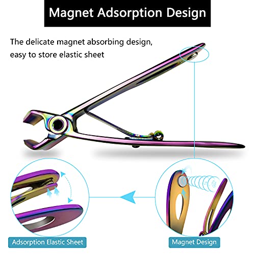 Nail Clippers for Thick Nails, Extra Wide Jaw Opening Nail Cutter for Thick Toenails, Stainless Steel Finger & Toe Nail Clipper with Nail File 3 Pcs Set for Seniors & Adult & Men & Women