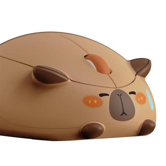 Akko Wireless Gaming Mouse Capybara, 2.4G GHz with a USB Receiver, Cute Optical Cordless Cartoon Mice for Computer/Laptop/Desktop/PC, Compatible with Mac/Win