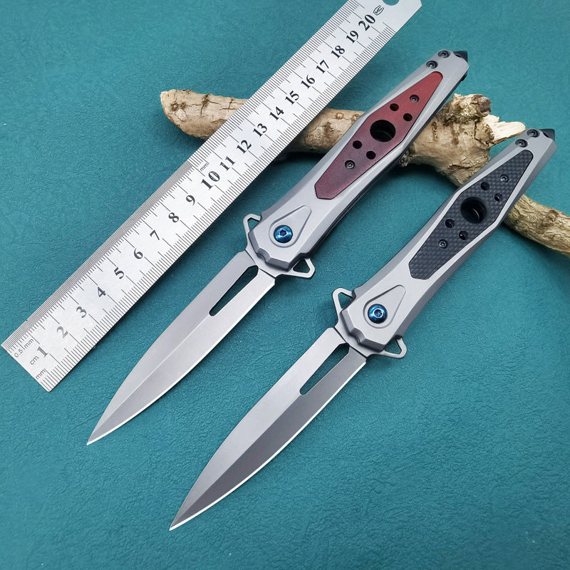 Folding Knife G10 Handle with Tail Hammer Escape Tool - Compact, Durable
