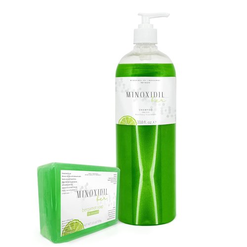 Set of Shampoo and Soap Bergamot Concentrate, treatment to strengthen hair and beard. Unisex. External Use