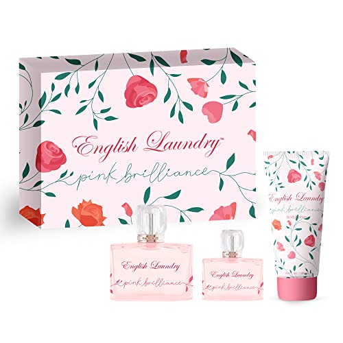 English Laundry Pink Brilliance 3 Piece Gift Set EDP, 3.4 fl. oz.