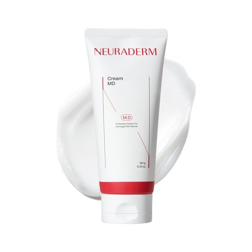 NEURADERM Cream MD, Regenerative Moisturizing Ceramide Skin Barrier Restoring Skin and Body Care for Damaged, Dry Skin (180g, 6.34oz)