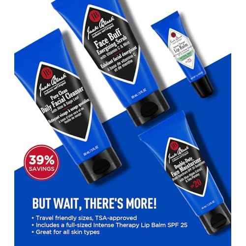 Jack Black Set for Men ? Mens Skin Care Kit, Mens Skincare Gift Set