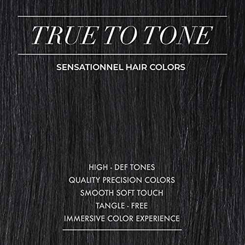Sensationnel What Lace 13X6 Wigs - Laurina Lacefrontal Hand Tied Glueless Synthetic With Natural Density Preplucked Hairline (1 JETBLACK)