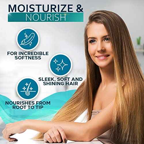 Biotin Hair Thickening Serum for Men and Women - Intense Strengthening Treatment Product with Natural Botanical Oil Blend to Help Boost Thin Hair - Repair Thinning Hair, Increase Volume and Shine