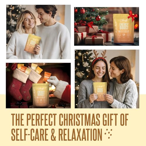 Cleverfy Citrus Shower Steamers Aromatherapy ? Stocking Stuffers for Teen Girls, Women and Wife ? Christmas Gifts for Teens and Women ? White Elephant Gifts for Adults ? 18 Tablets