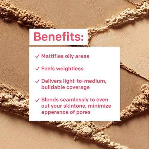 Almay Setting Powder, Face Makeup, Matte Loose Powder, Hypoallergenic, Cruelty Free, 200 Light Medium, 1 Oz