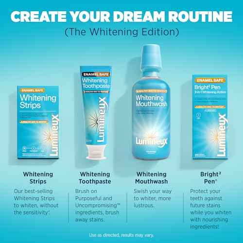 Lumineux 2-in-1 Whitening Pen (1 Pack) Enamel Safe and Clinically Proven to Whiten Without The Sensitivity - Removes Coffee, Tea, and Smoking Stains