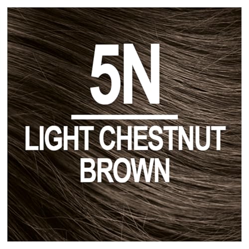 Naturtint 5N Light Chestnut Brown Permanent Hair Color (Pack of 1), Ammonia Free, Vegan, Cruelty Free, up to 100% Gray Coverage, Long Lasting Results (Packaging may vary)