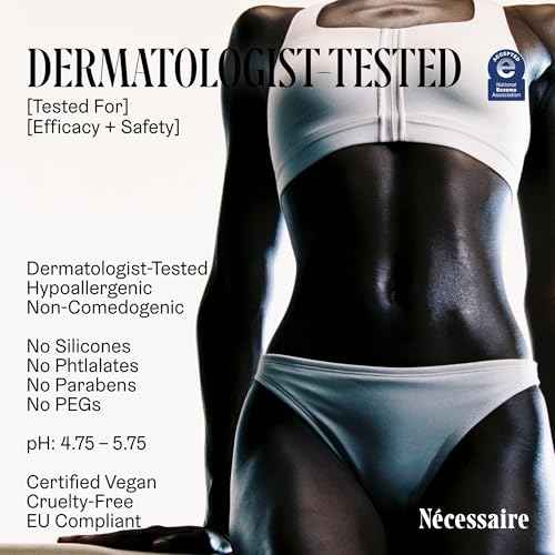 N?cessaire The Body Lotion Fragrance-Free ? Unscented Multi-Peptide Body Moisturizer for Women + Men ? Non-Comedogenic Lotion for Sensitive Skin ? 200 ml/6.8 fl oz