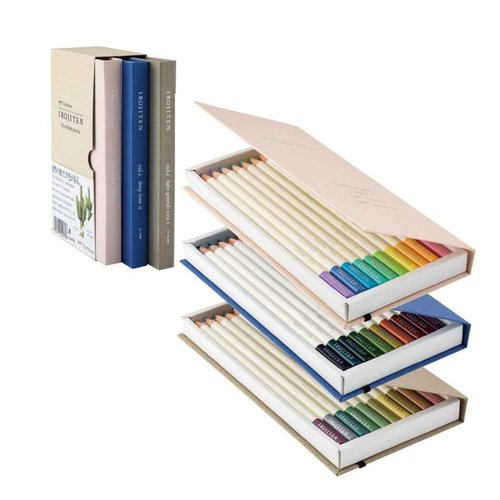 Tombow Irojiten Color Diccionario Color lpiz de maderaJuego de 30Color Set (tonos: Plido II Deep II & Light Grayish I)