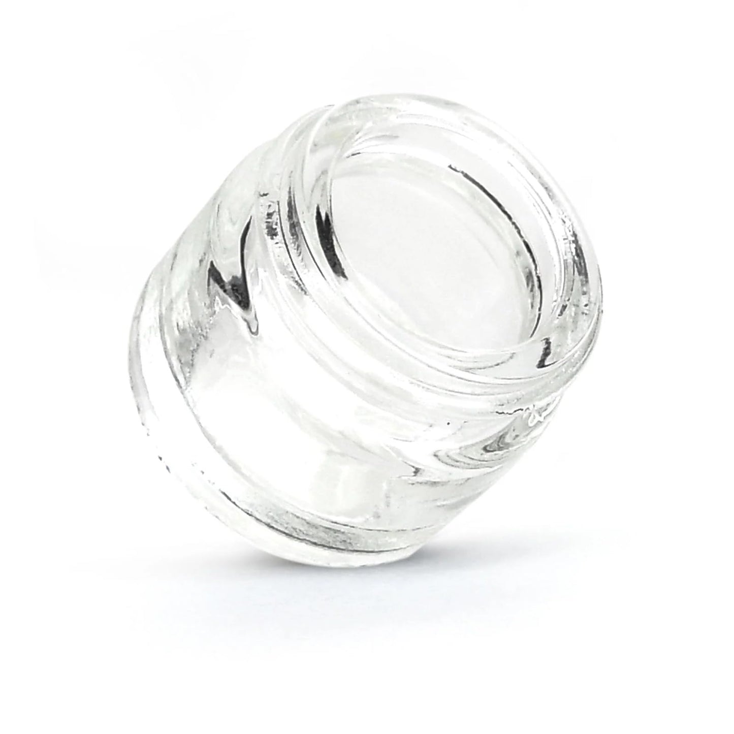 (250 Pack) 5ml Glass Screw Jars | Essential Oil, Concentrate, Lip Balm or Makeup Containers, Wax, Cosmetics | Black Lids, Black Caps | Mini Refillable Jars Great for Travel, Samples, & More