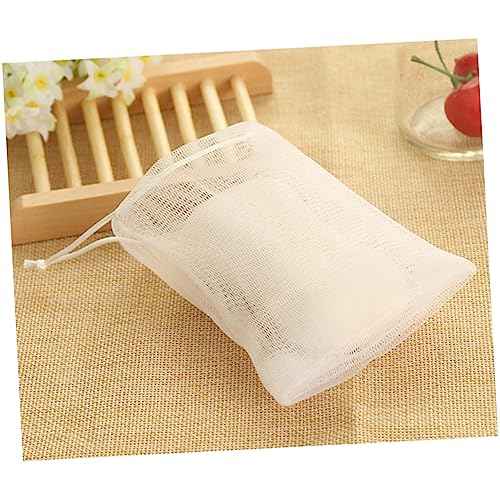 10pcs Foaming Mesh Soap Pouch Net Lathering Net Face Wash Safe and Comfortable Touch