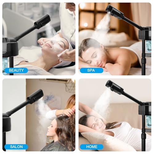 Professional Facial Steamer, Face Steamer with Hot Mist, Esthetician Facial Steamer Salon Spa Beauty Skin Care Equipment