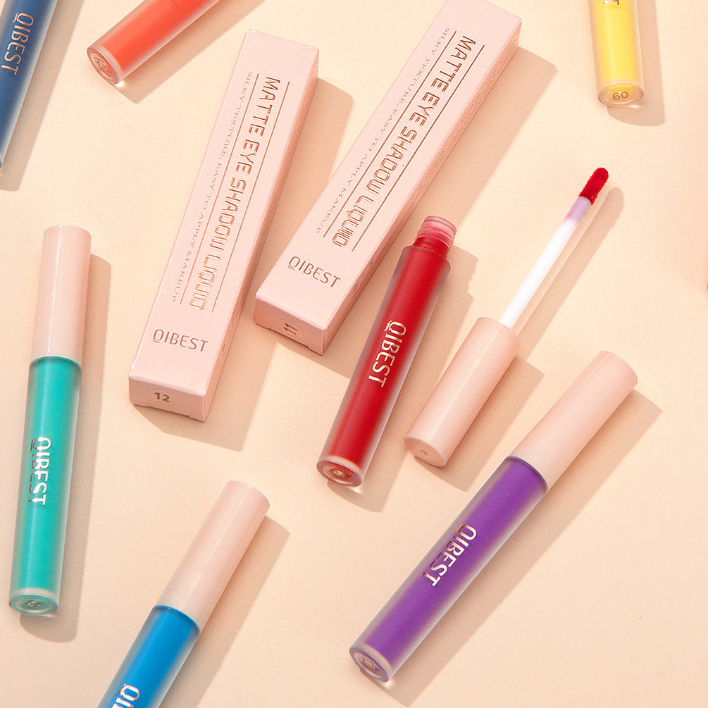Matte Liquid Eyeshadow Set - Vegan, Waterproof, 8 Shades for Eye Makeup