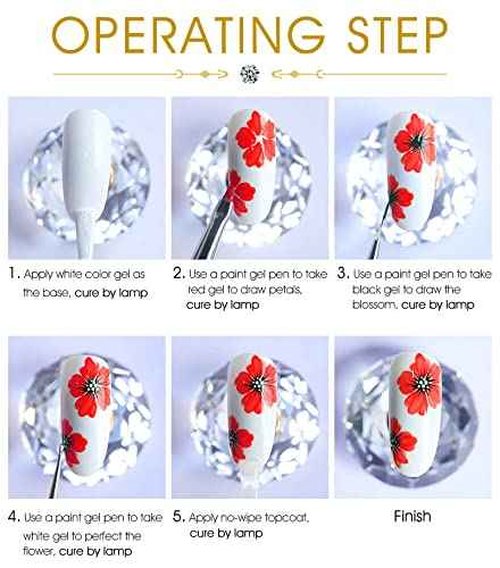 VENALISA 60 Colors Mud Gel Paint Nail Kit with Color Card Painting Drawing Nail Brush,Gel Nail Polish for Nails Art Whole Set Starter Manicure Nail Art Design Salon DIY at Home