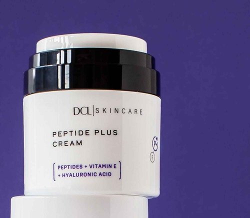 DCL Skincare Peptide Plus Cream for Wrinkle Defense & Collagen Production, 1.7 Fl oz