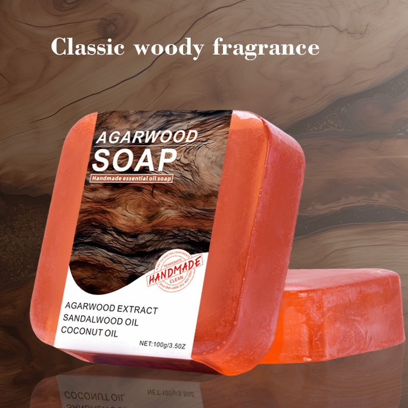 Agarwood Essential Oil Soap 100g Body Care Natural Fragrance