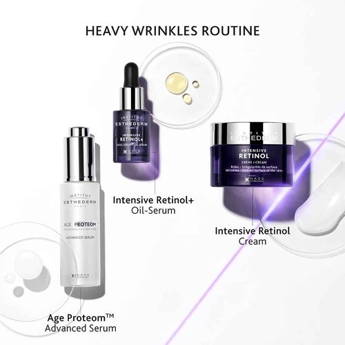 Institut Esthederm - Intensive Retinol+ Oil Serum - Face and Neck - Anti-aging - Wrinkles - Firming Serum - Sensitive Skin
