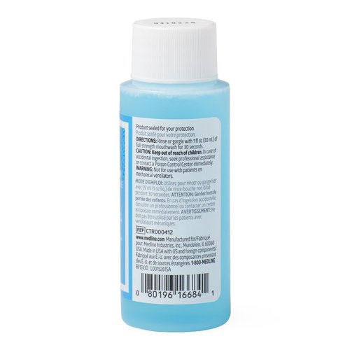 Medline SparkleFresh Alcohol-Free Mouthwash, 2-oz Bottle (Pack of 96)