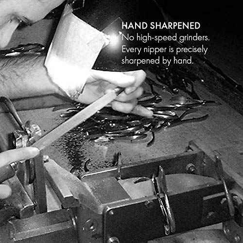 Pedicure Ingrown Nippers FINOX Surgical Steel Toe Nail Clippers German Stainless Steel Podiatry Tool in Leather GERmanikure Solingen p127