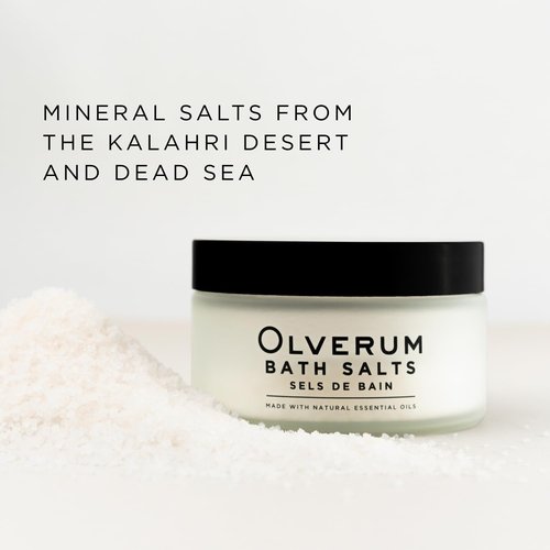 OLVERUM - Natural Bath Salts | Clean Beauty Mineral Soak With Dead Sea Salt, Vegan, Cruelty-Free (7.1 oz)