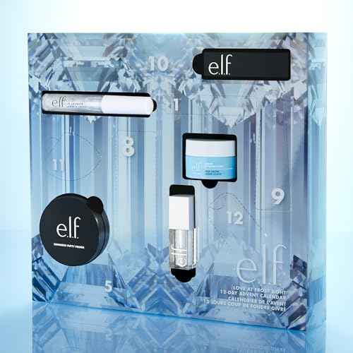 e.l.f. Love at Frost Sight 12-Day Advent Calendar 2025, Skincare Essentials & Festive Makeup In Limited-Edition Shades, Vegan & Cruelty-Free