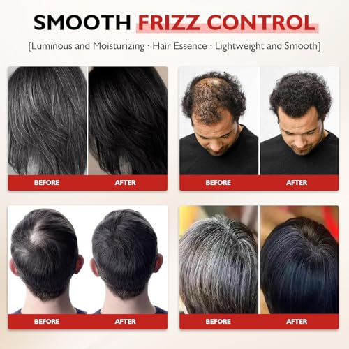 Saffron Hairs Blackening Spray, Herbal Black Hair Spray, Japanese saffron Essence Hair Spray, Smooth Out Frizz, Leaving Hairss Shiny and Shiny (3pcs)