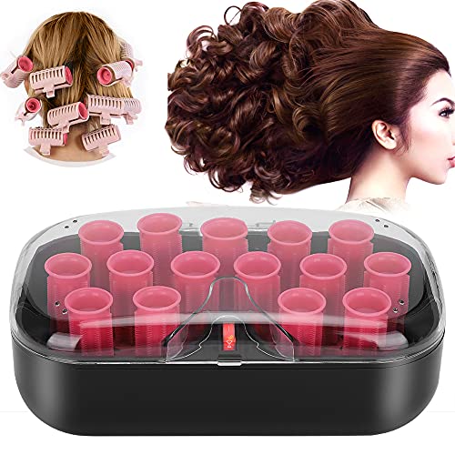 brush rollers for hair with picks electric women's roller hot curlers short set all one size medium Salon and Spa Equipment travel (29 * 20 * 18cm)