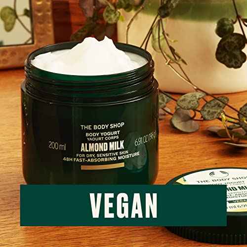 The Body Shop Almond Milk Body Yogurt ? Instantly Absorbing Hydration from Head to Toe ? For Sensitive Skin ? Vegan ? 6.91 oz