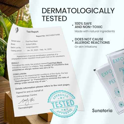 Foot Peeling Mask for Dead Skin Remover & Deep Moisturize | 2 Pairs | Dermatologically Tested - Foot Peel Mask for Dry Cracked Feet - Foot Mask make Soft Baby Feet for Men & Women | Aloe Vera