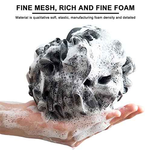 Loofah Bath Shower Sponge Body Scrubber,Extra Large 75g XL Exfoliate Mesh Pouf Shower Bouquet,3 Pack Body Wash for Women and Men