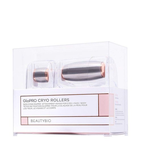 BeautyBio GloPRO Cryo Roller Duo: Skin Icing Attachment Head For Eyes, Face and Body. Sculpts, de-puffs, tightens pores and regulates oil