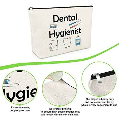 Dental Hygienist Cosmetic Case, Inspirational Gift for Dentist, Travel Cosmetic Pouch