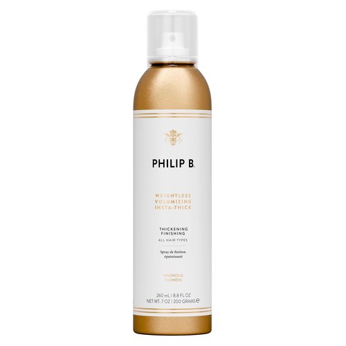 PHILIP B. Weightless Volumizing Insta-Thick Finishing Spray, 8.8 oz - Styling Mist for a Full, Bouncy Salon Blowout Look, With Magnolia Flowers