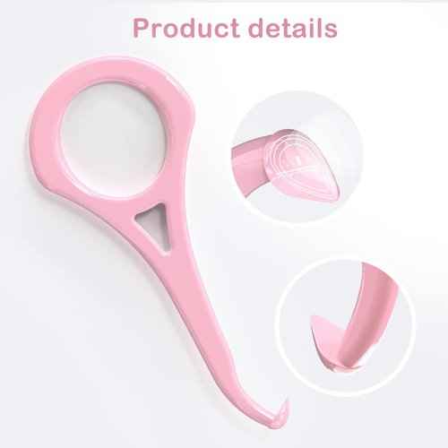 ARGOMAX - Aligner Removal Tool, 50 Retainer Remover Tool, Invisible Braces Removal Tools, Suitable for Removing Braces, Trays, Retainers, Dentures and Aligners(Pink).