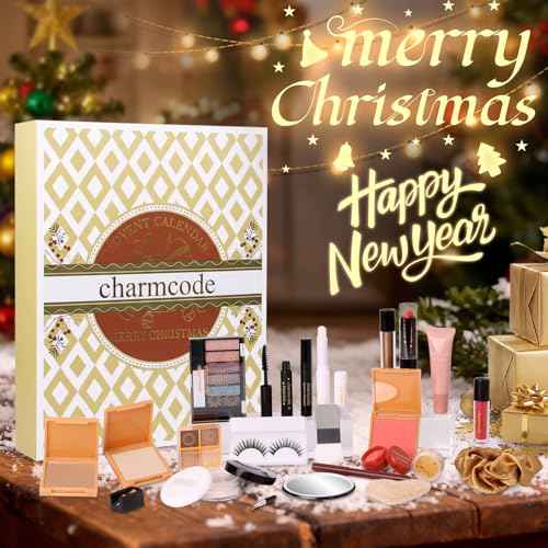 Makeup Advent Calendar 2025 ? 24 Days Christmas Make Up Gift Set for Adlut Women & Teen Girls, CHARMCODE Xmas Cosmetic Countdown Calendar, Full Holiday Beauty Kits with Surprises