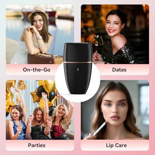 Lip Plumper Tool, Electric Lip Plumper Device for Fuller Volume - Instant Plumping, Natural Enhancement, Safe & Comfortable Suction Tool, Easy to Use, Long-Lasting Plump Effect for Women
