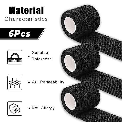 Large Pen Machine Covers and Grip Tapes - Anghie 200Pcs Blue Tattoo Pen Covers with 6Pcs Tattoo Grip Tape Wrap Large 2.56 X 7.09inch Tattoo Machine Wrap for Tattoo Machine Tattoo Supplies