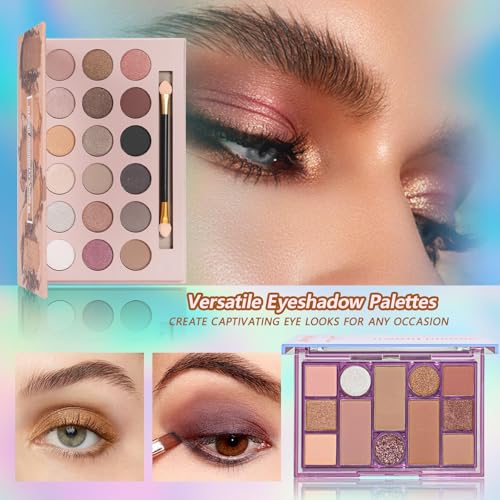 Makeup Kit for Women Full Kit Makeup Set for Teens Teenager Makeup Gift Set for Teen Girls Women Eyeshadow Foundation Makeup Kit for Teens Christmas