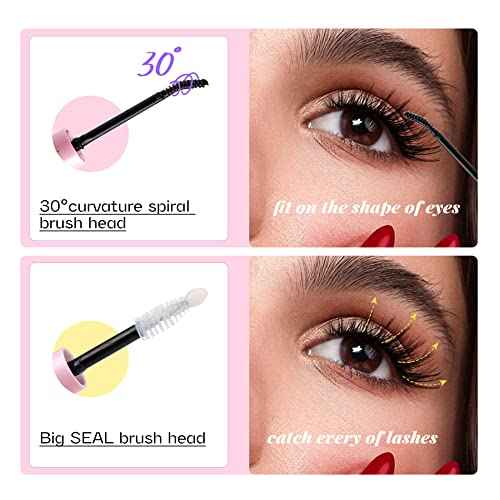 Lash Glue Bond and Seal Long Lasting Strong Hold Waterproof 2 in 1 Cluster Eyelash Glue for DIY Lash Extensions by Mavphnee