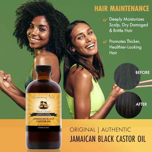 Sunny Isle Jamaican Black Castor Oil, 8 Fl Oz