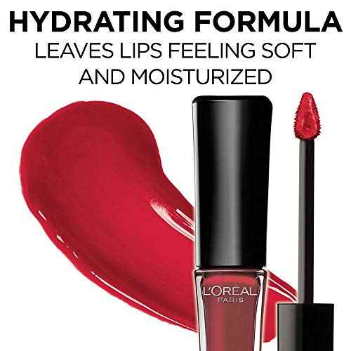 L¡¯Oreal Paris Makeup Infallible 8 Hour Hydrating Lip Gloss, Sangria, 0.21 Fl Oz