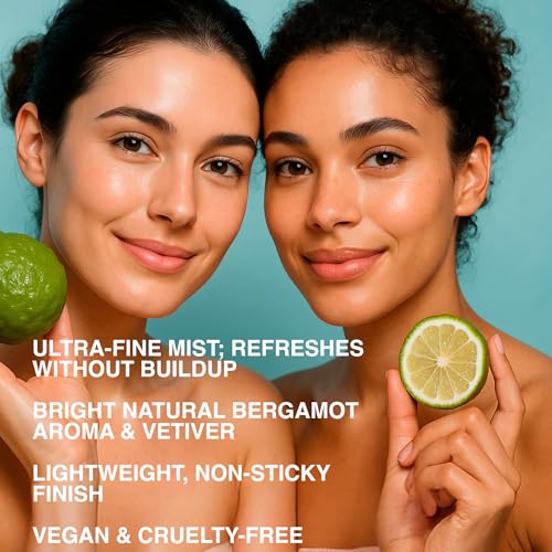 Liliya's Aroma Bergamot 33 Essence-Perfume for body and hair mist | Calabrian Bergamot | Pink Grapefruit | Vetiver Essential Oils | Gourmand Scent | Vegan 1.8 Fl Oz