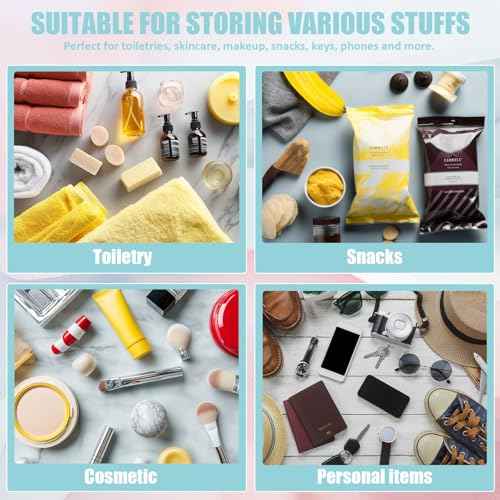 Cheer Chenille Letter Bags Clear Makeup Bag, Cheerleader Gifts Cosmetic Bag, Varsity Preppy Patch Flat Pouch Cheer Accessories, Waterproof PVC Organizer Toiletry Bag for Women Girls